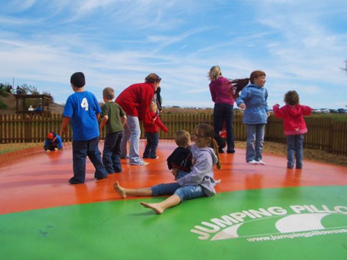 Kids love all of the fun activities at The Walters' Farm Pumpkin Patch and Corn Maze  near Wichita, Kansas.